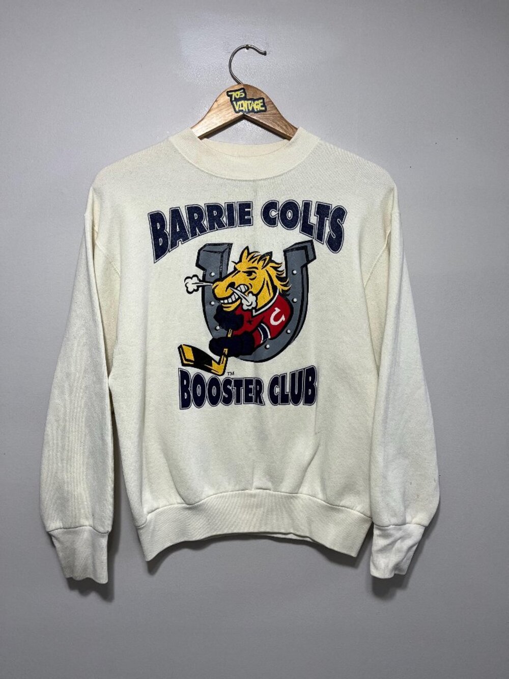 Vintage Barrie Colts OHL Booster Club Crewneck